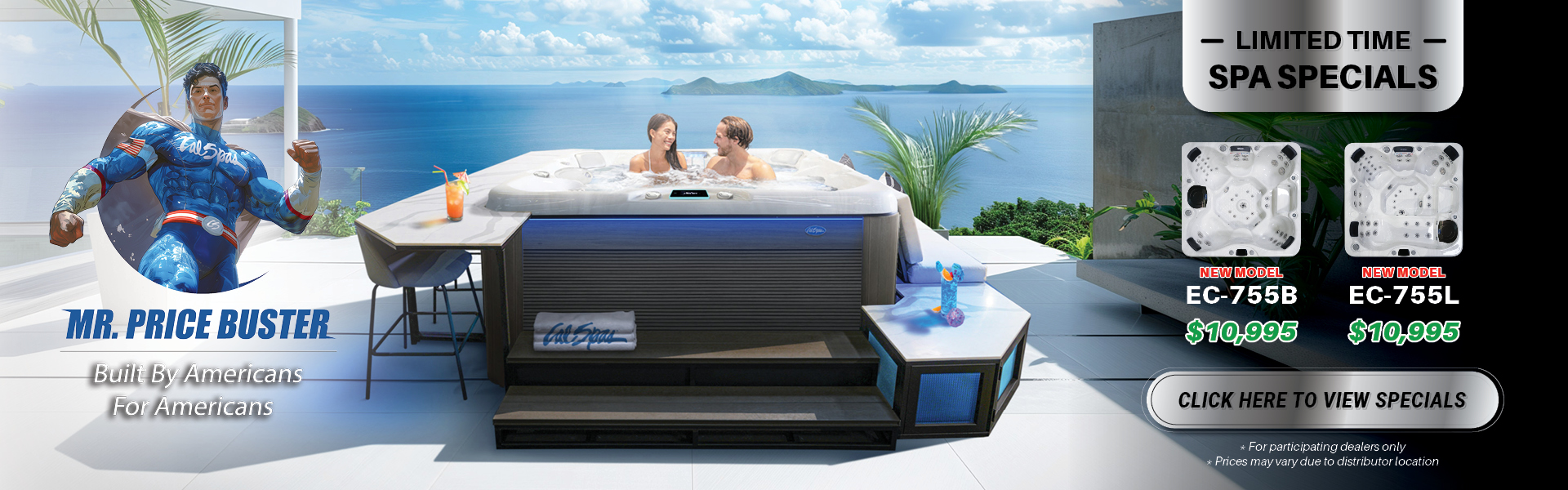 Calspas hot tub being used in a family setting - Moncton